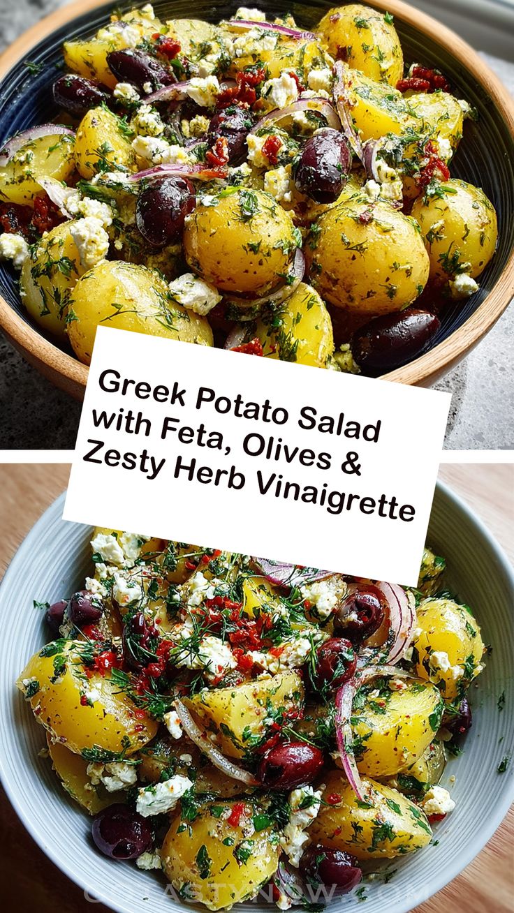Elevate Your Meal: Vibrant Mediterranean Greek Potato Salad Guide